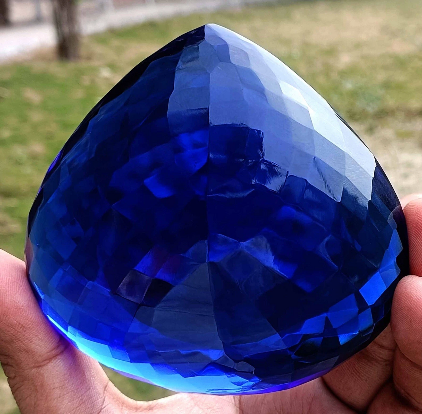 1000 Ct Certified Natural Brazilian Blue Topaz Big Size Pear cut Loose Gemstone