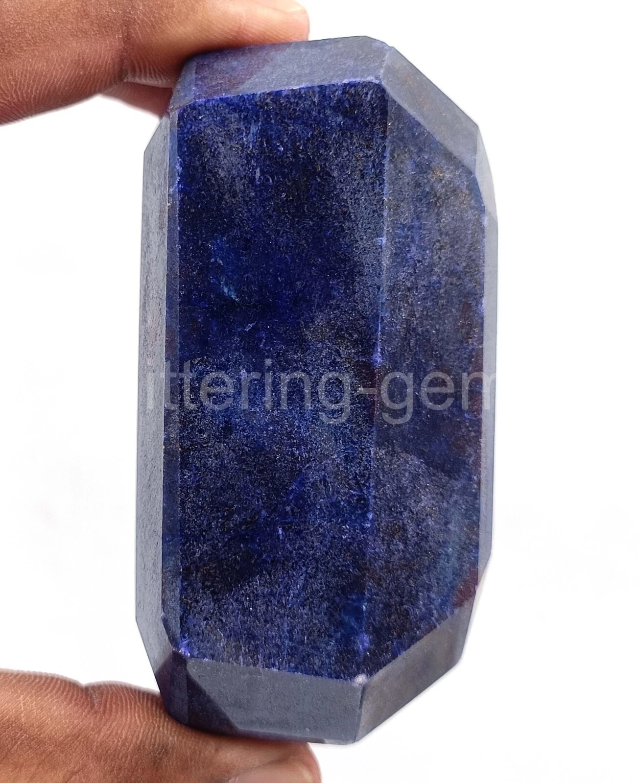 Natural BIG 3582.0 Ct African Blue Sapphire Emerald Cut IGL Loose Gemstone 5JSG