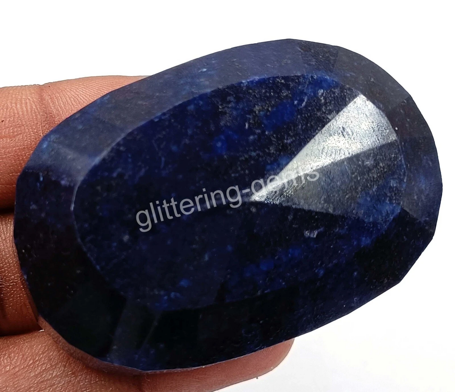 IGL BIG 688.40 Ct African Blue Sapphire Natural Oval Cut Loose Gemstone 5JJN