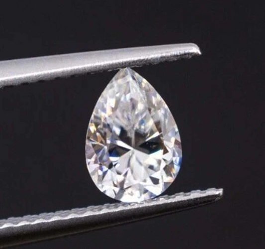 LAB-GROWN CVD DIAMOND PEAR SHAPE 3 CT D VVS1 CLARITY IGL CERTIFIED GEMSTONE 5AST
