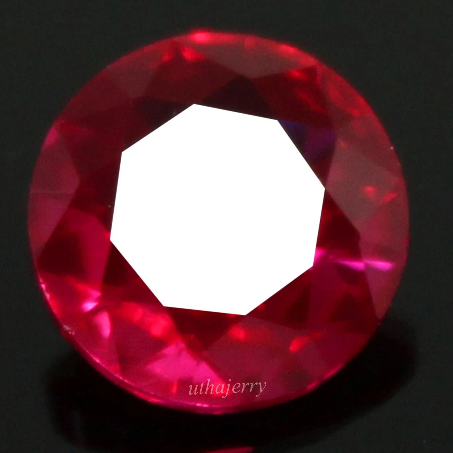 Natural Mogok Pigeon Blood Red Ruby Unheated 5.50 MM Round Gems UT02