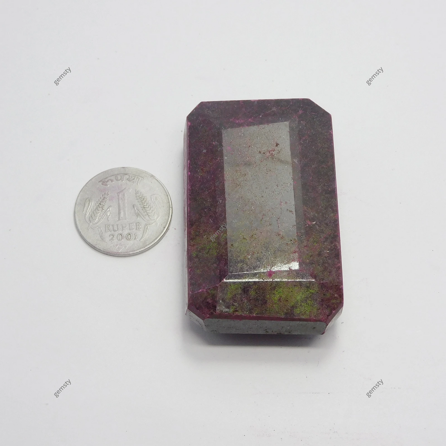 Emerald Cut 638.10 Carat Natural Red Ruby CERTIFIED Excellent Loose Gemstone
