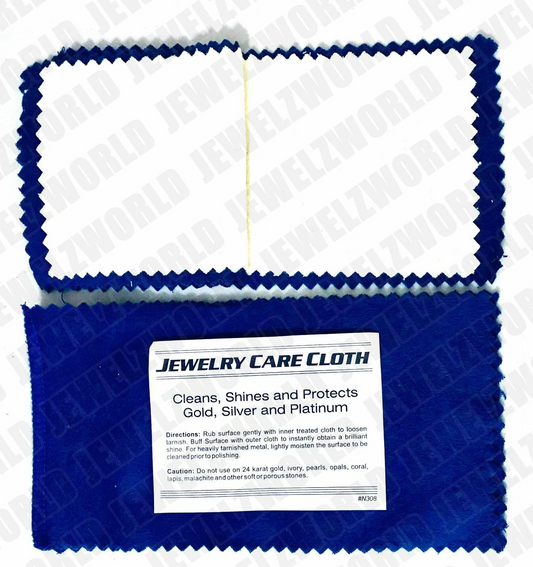 Jewelry Cleaning Polishing Cloth Silver Gold Brass Restore Shine Multipule Layer