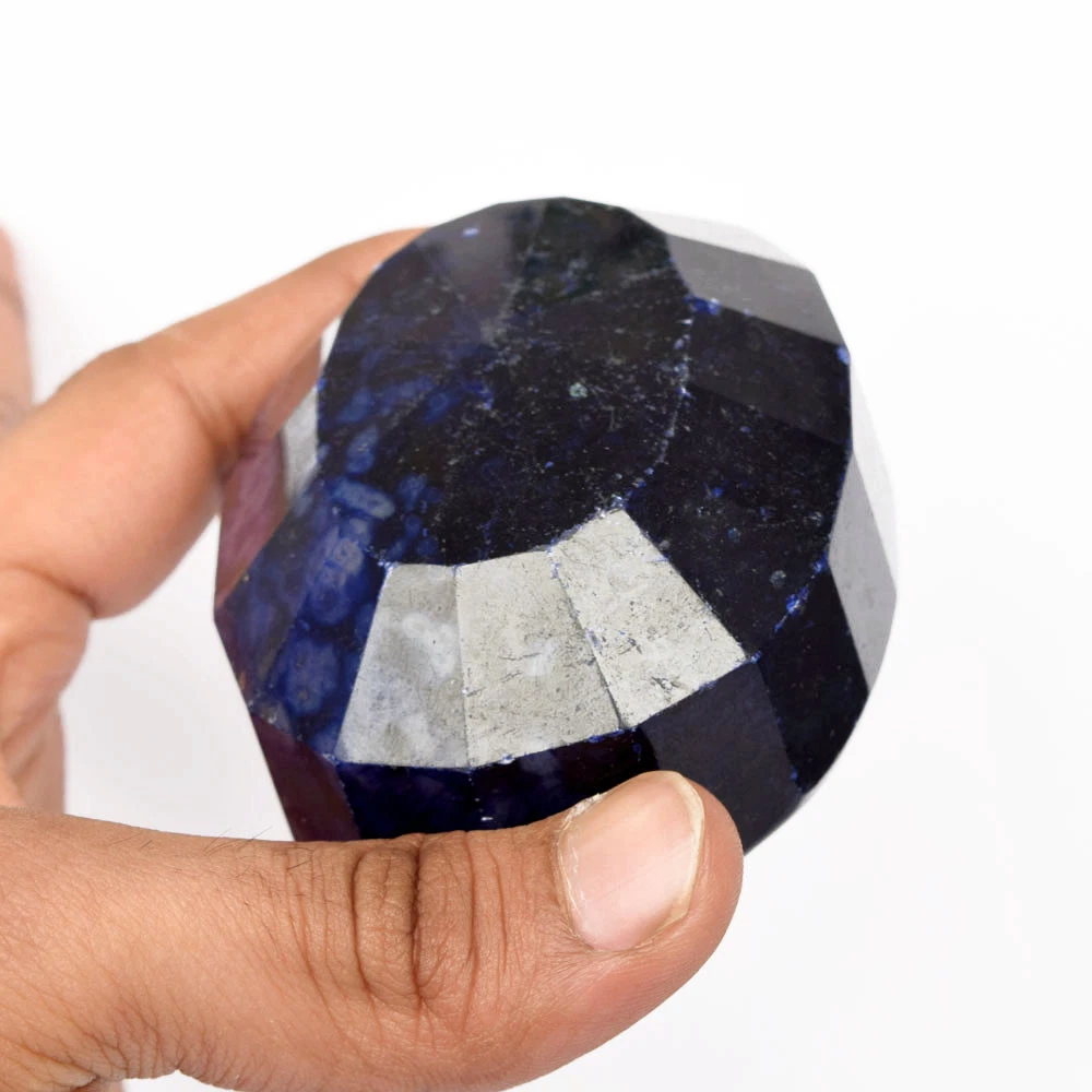 1400 Ct. Loose Natural Blue Sapphire, Oval Cut Certified Gemstone Collectible