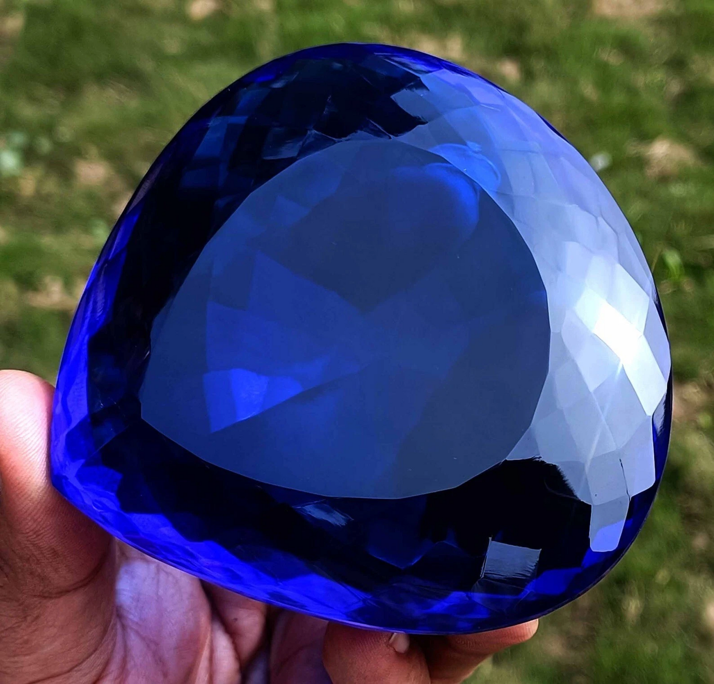 1000 Ct Certified Natural Brazilian Blue Topaz Big Size Pear cut Loose Gemstone