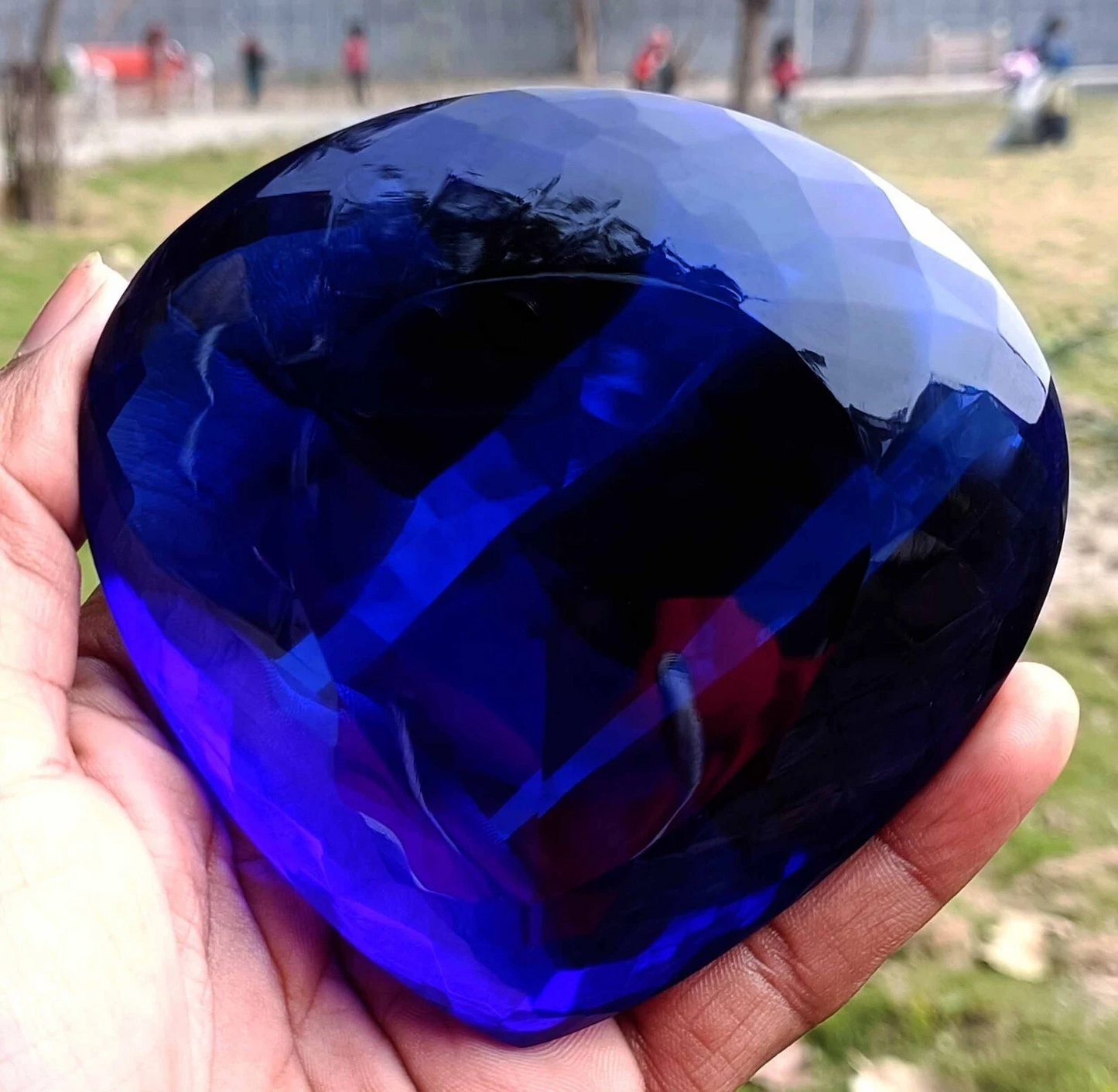 1000 Ct Certified Natural Brazilian Blue Topaz Big Size Pear cut Loose Gemstone