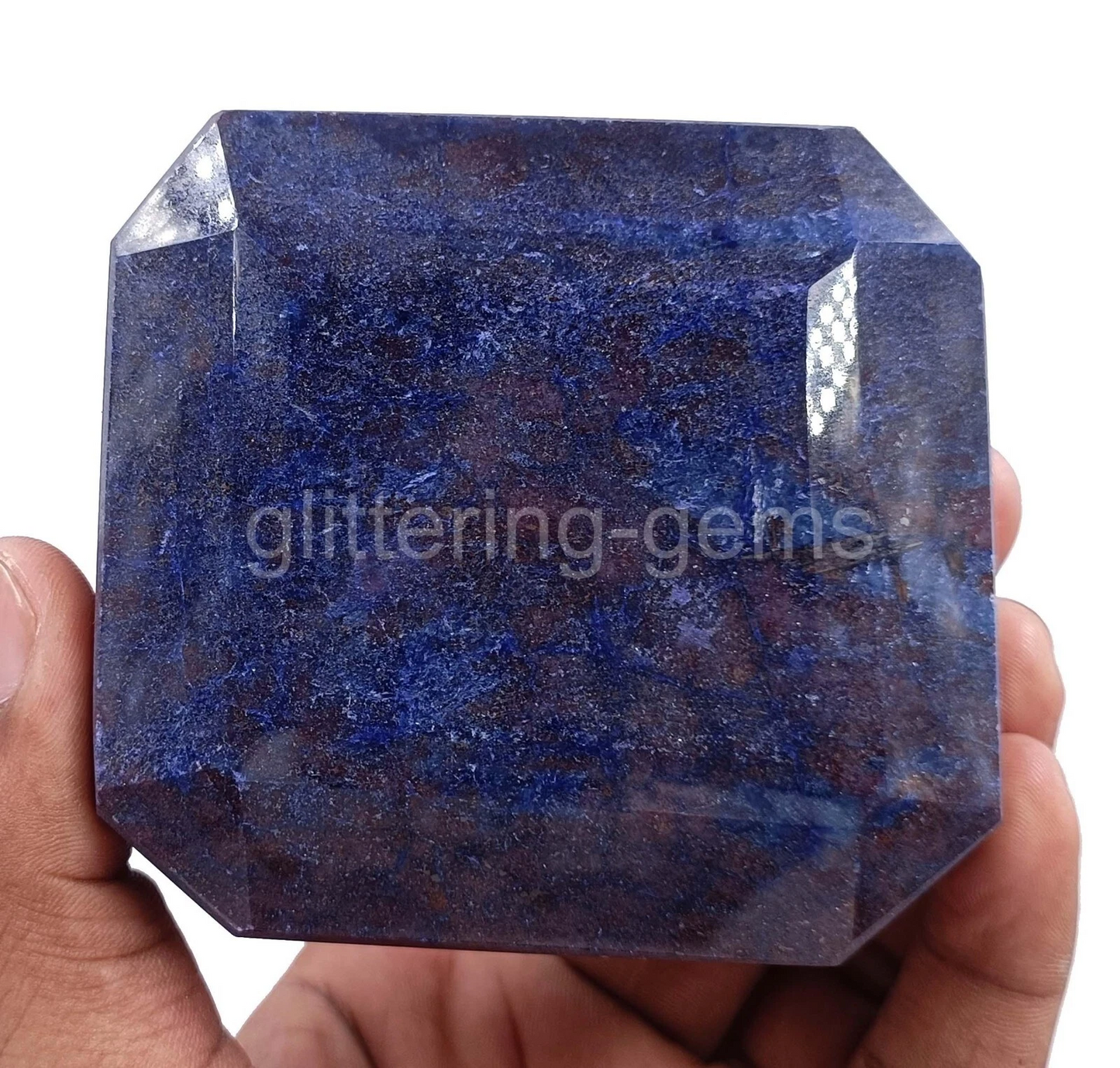 Natural BIG 3582.0 Ct African Blue Sapphire Emerald Cut IGL Loose Gemstone 5JSG