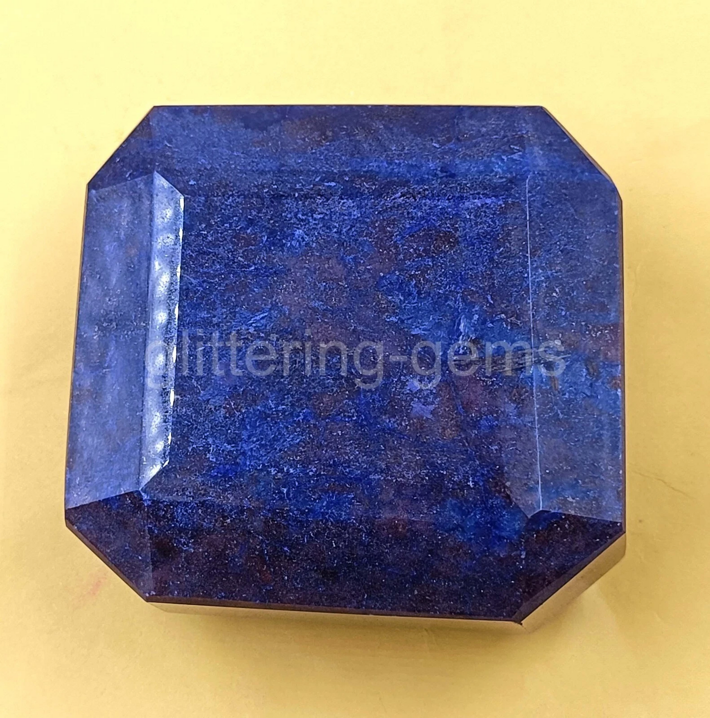 Natural BIG 3582.0 Ct African Blue Sapphire Emerald Cut IGL Loose Gemstone 5JSG