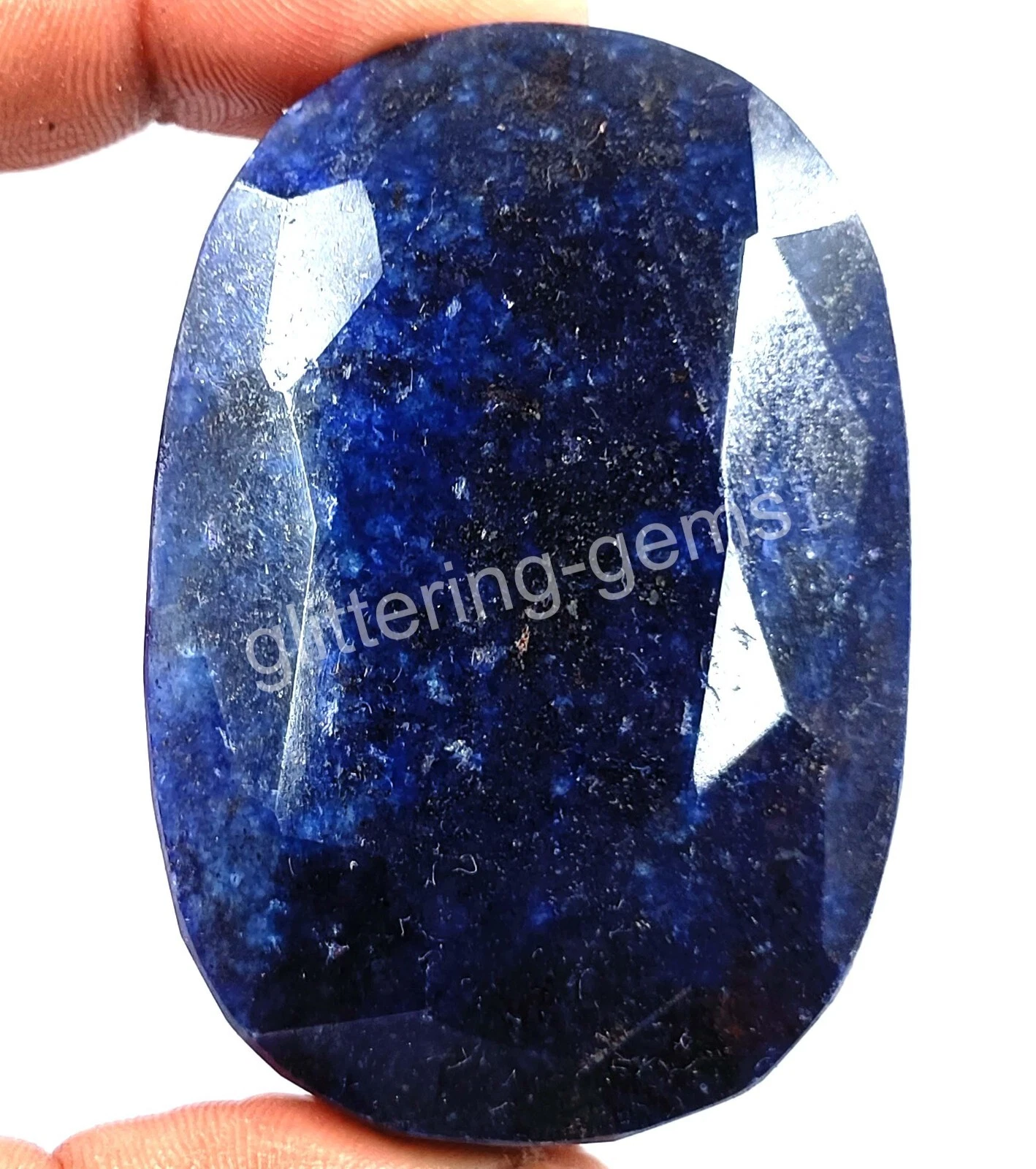 IGL BIG 688.40 Ct African Blue Sapphire Natural Oval Cut Loose Gemstone 5JJN