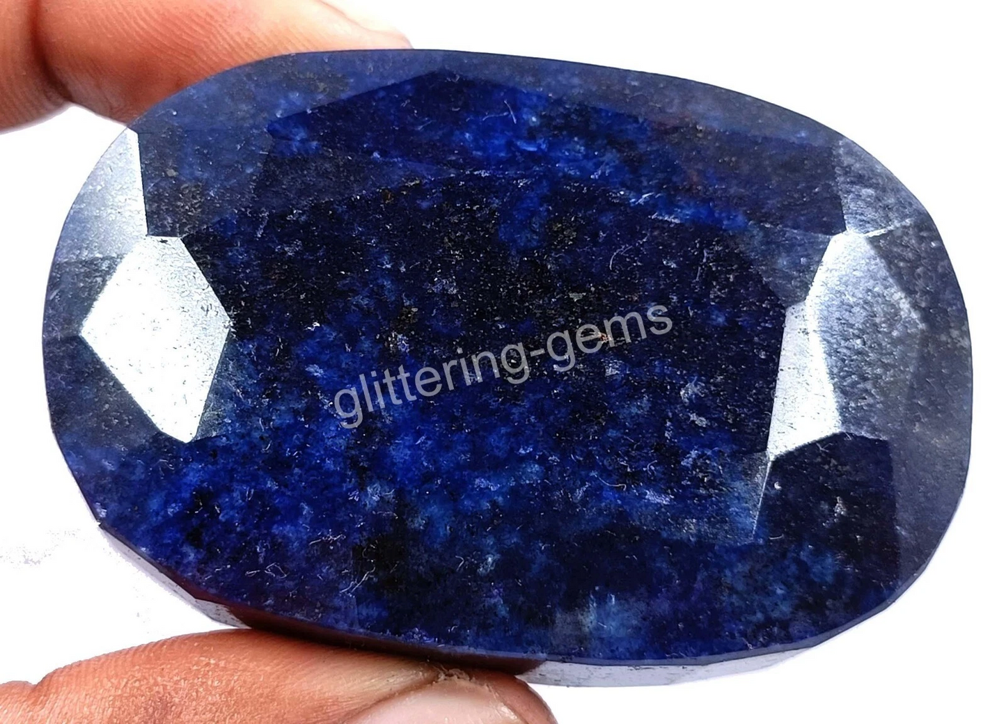 IGL BIG 688.40 Ct African Blue Sapphire Natural Oval Cut Loose Gemstone 5JJN
