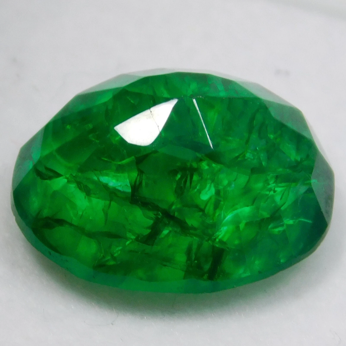Certified Natural Colombian Green Emerald 10.25 Ct Oval Cut Loose Gemstone