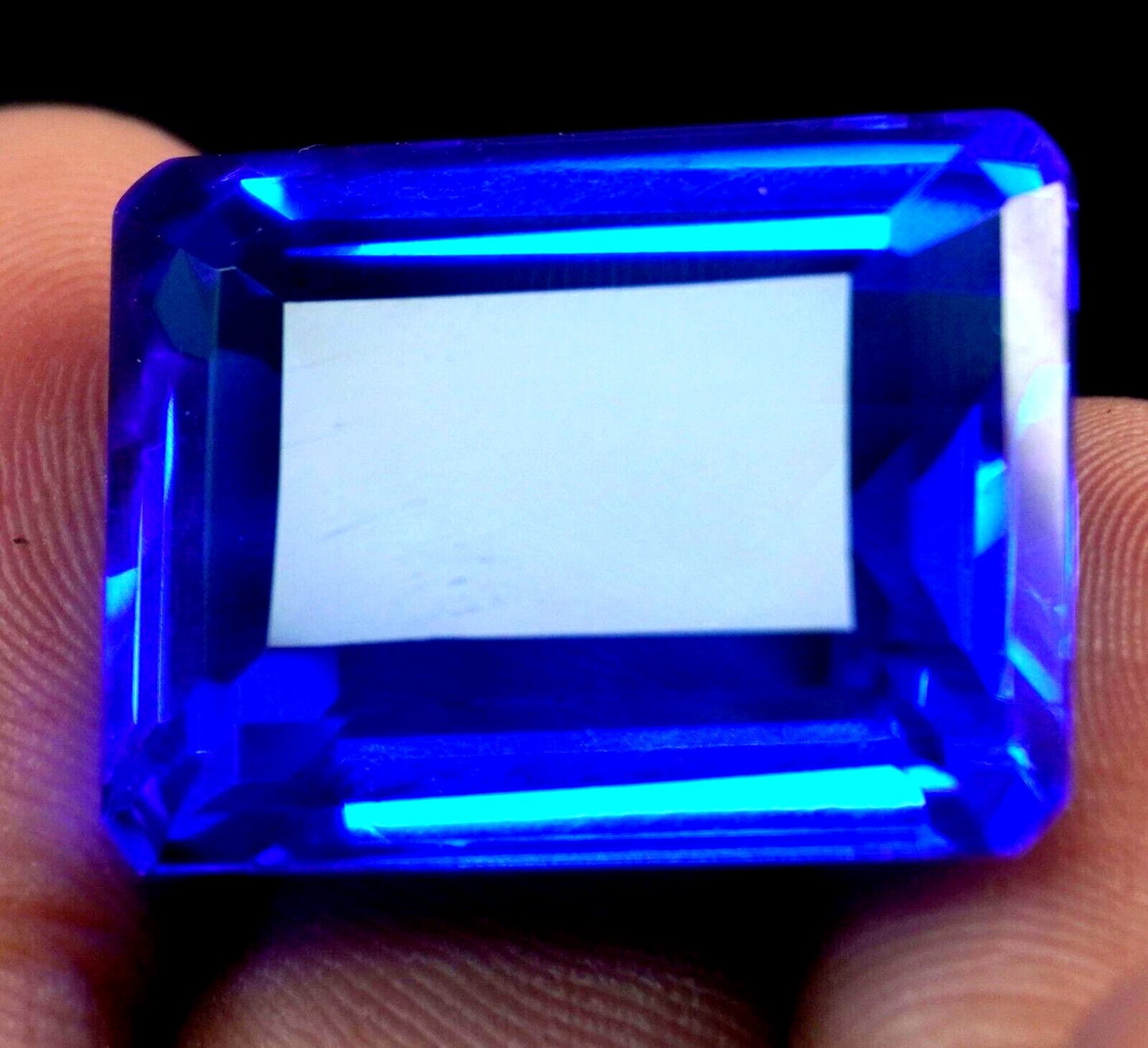 175 Ct Emerald Cut Natural EGL Certified Brazilian Blue Topaz Loose Gemstone