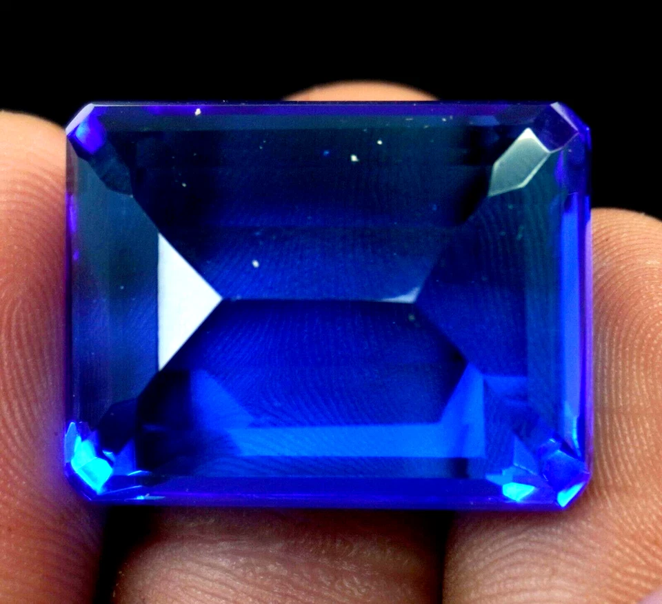 175 Ct Emerald Cut Natural EGL Certified Brazilian Blue Topaz Loose Gemstone