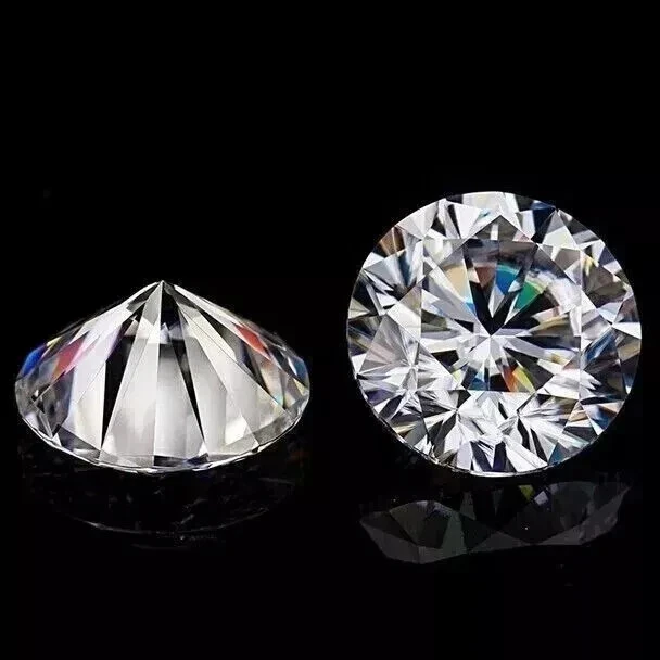 5 Ct Round Cut CVD Certified Lab Grown Diamond Natural D Color VVS1 Clarity
