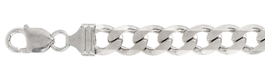 350-15.5MM Flat Curb Chain Made In Italy Available In 8"- 32" Inches
