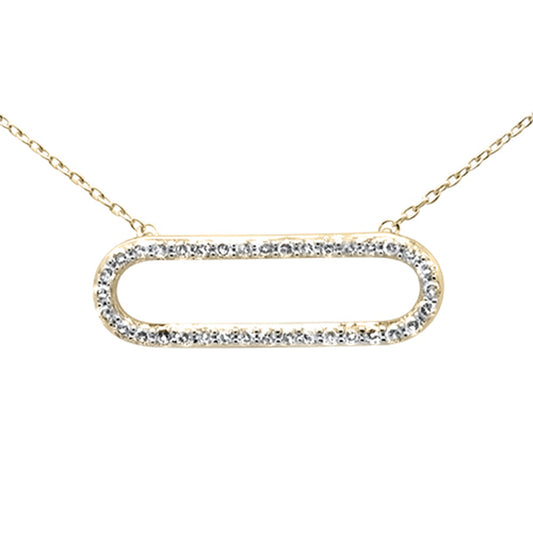 .24ct G SI 14K Yellow Gold Diamond Pendant Necklace