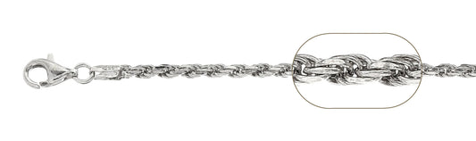 120-6MM Rope Chain .925 Solid Sterling Silver Sizes 8-36"