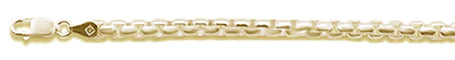 300 5.1MM Yellow Gold Plated Round Box Chain .925 Solid Sterling Silver Sizes 8-28"