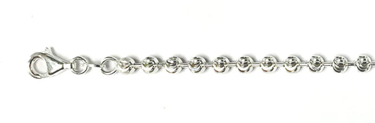 400-4MM Moon Cut Chain Made In Italy Available In 8"-30" Inches